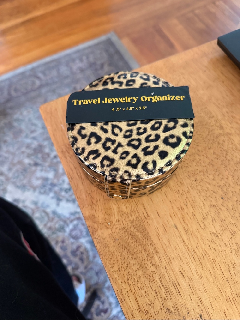 Travel Jewelry Organizer - Leopard Print